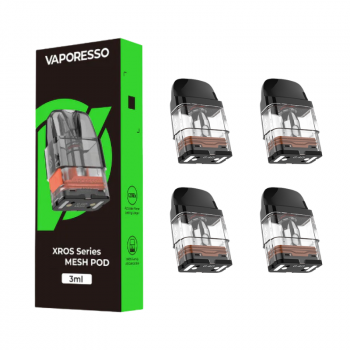 PACK DE 4 CARTOUCHES 3ML XROS PRO SERIES VAPORESSO - Alliancetech.fr