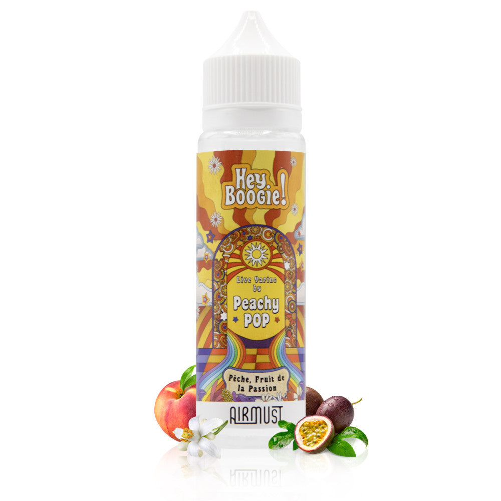 Eliquide Peachy Pop 50ml Hey Boogie- Airmust