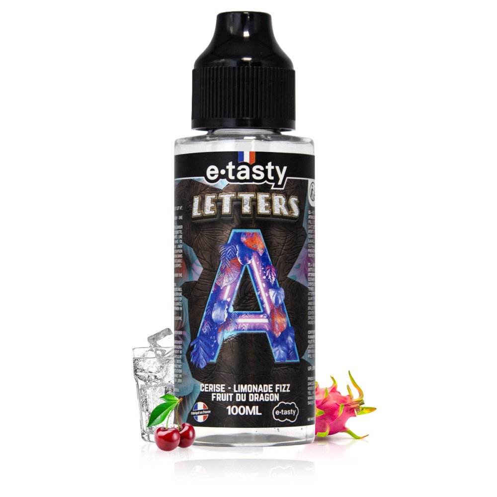 A 100ml Letters - E-Tasty - e-liquide E-Tasty