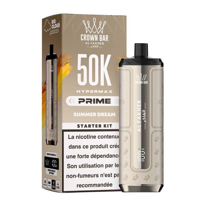 Puff Al Fakher Crown Bar Hypermax Prime 50K Summer Dream