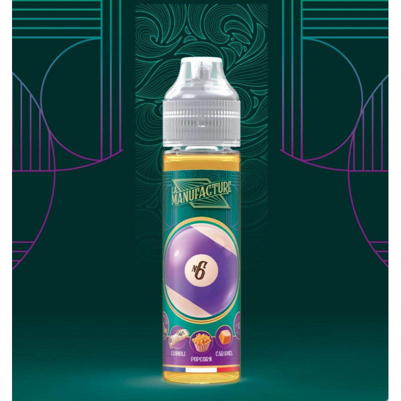 E-liquide La Manufacture N°6 : Cannoli Pop Corn (50ml)