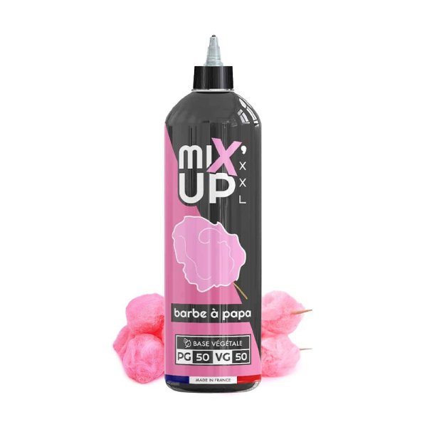E-Liquide Mixup XXL Barbe à Papa 1 litre 0mg - Sans Nicotine, Base 50/50 | Alliancetech.fr