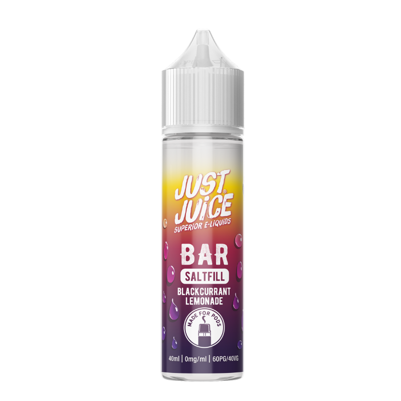 E-liquide Blackcurrant Lemonade (40ml) - Just Juice Bar Saltfill
