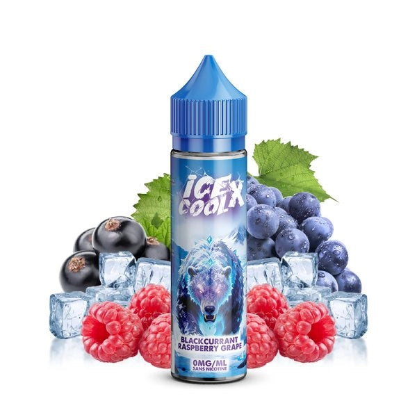 Blackcurrant Raspberry Grape 0mg 50ml - Ice Cool X by Liquidarom - LiquidArom - Cigarette Électronique & Vape | Alliancetech.fr