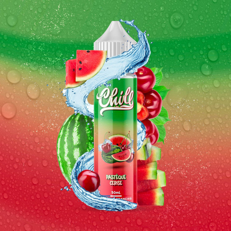 E-liquide CHILL - PASTÈQUE CERISE 50ML