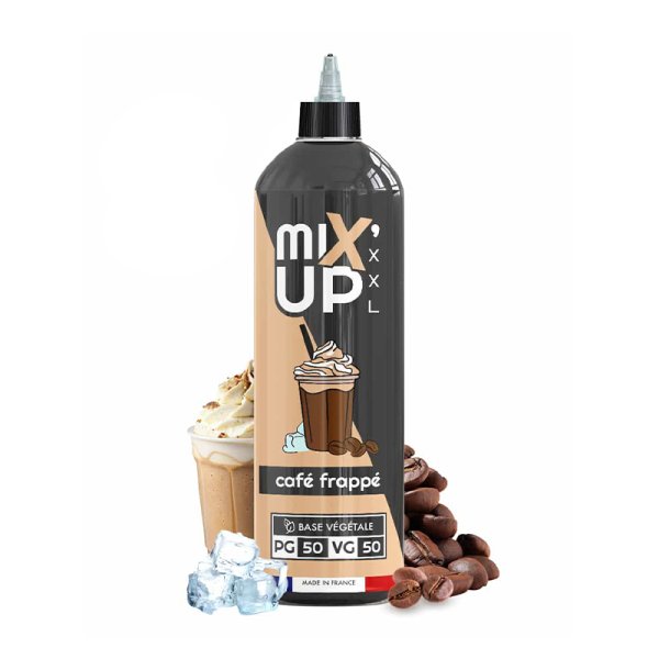 E-Liquide Mixup XXL Café Frappé 1 litre 0mg - Sans Nicotine, Base 50/50 | Alliancetech.fr