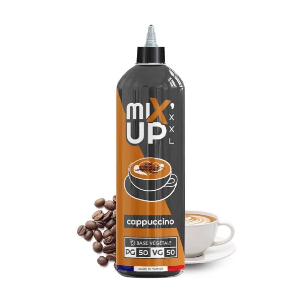 E-Liquide Mixup XXL Cappuccino 1 litre 0mg - Sans Nicotine, Base 50/50 | Alliancetech.fr