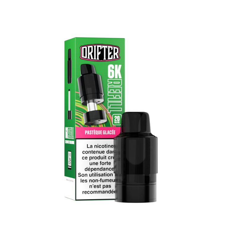 Cartouche Drifter Bar 6000 Refill 10+2ml 20mg Drifter