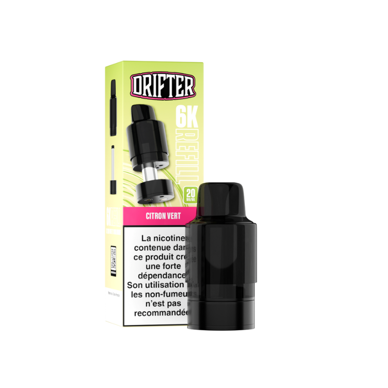 Cartouche Drifter Bar 6000 Refill 10+2ml 20mg Drifter