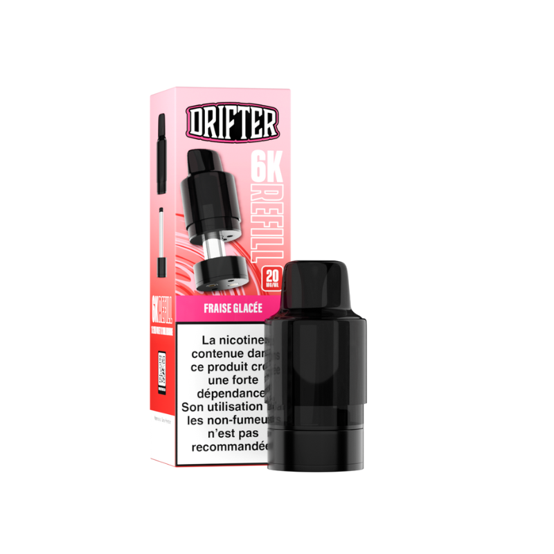 Cartouche Drifter Bar 6000 Refill 10+2ml 20mg Drifter