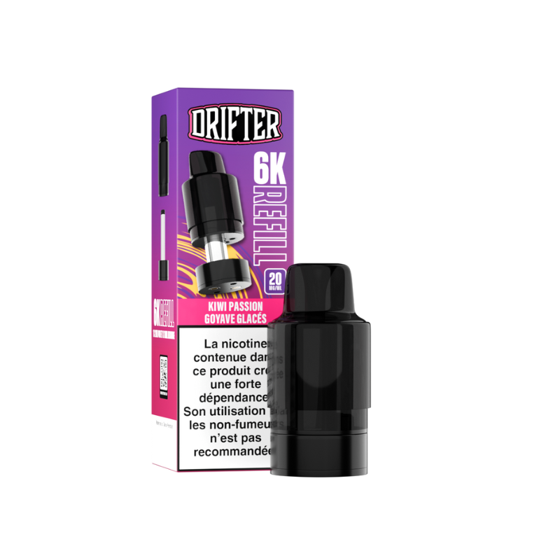 Cartouche Drifter Bar 6000 Refill 10+2ml 20mg Drifter