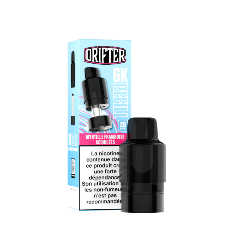 Cartouche Drifter Bar 6000 Refill 10+2ml 20mg Drifter - photo 9