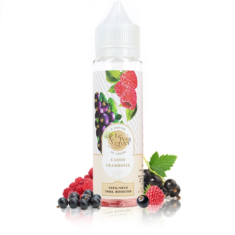 Cassis Framboise 50ml - Le Petit Verger - E-liquide Savourea Cassis Framboise | Alliancetech.fr