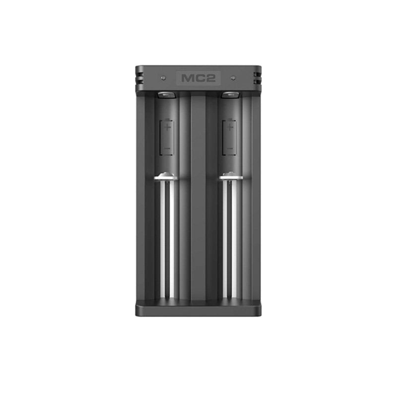 Chargeur MC2 V2 2 slots USB-C - XTAR - vue 2 du chargeur d’accus
