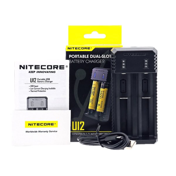 Chargeur UI2 2 slots - Nitecore - vue 4 - chargeur 2 slots