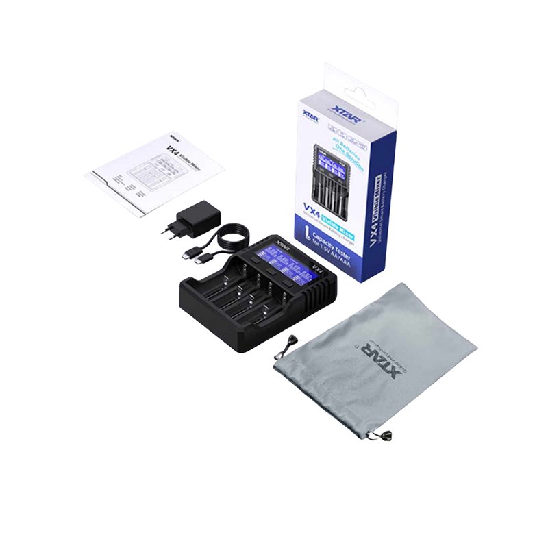 Chargeur VX4 V2 4 slots - XTAR - vue 3 - chargeur 4 slots