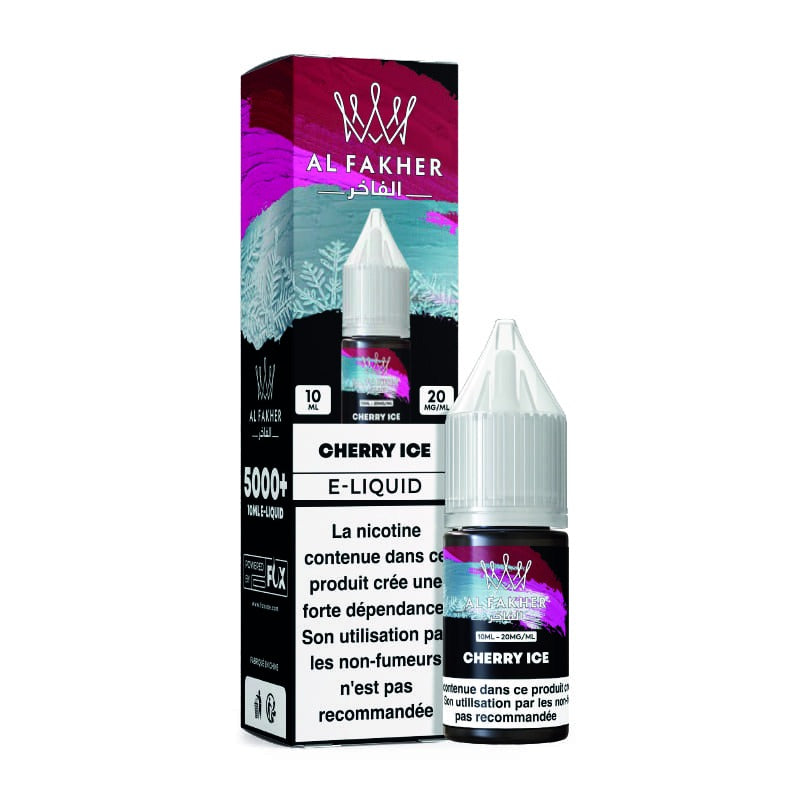 E-liquide Cherry Ice Al Fakher - saveurs cerise glacée, sel de nicotine 20mg 10ml