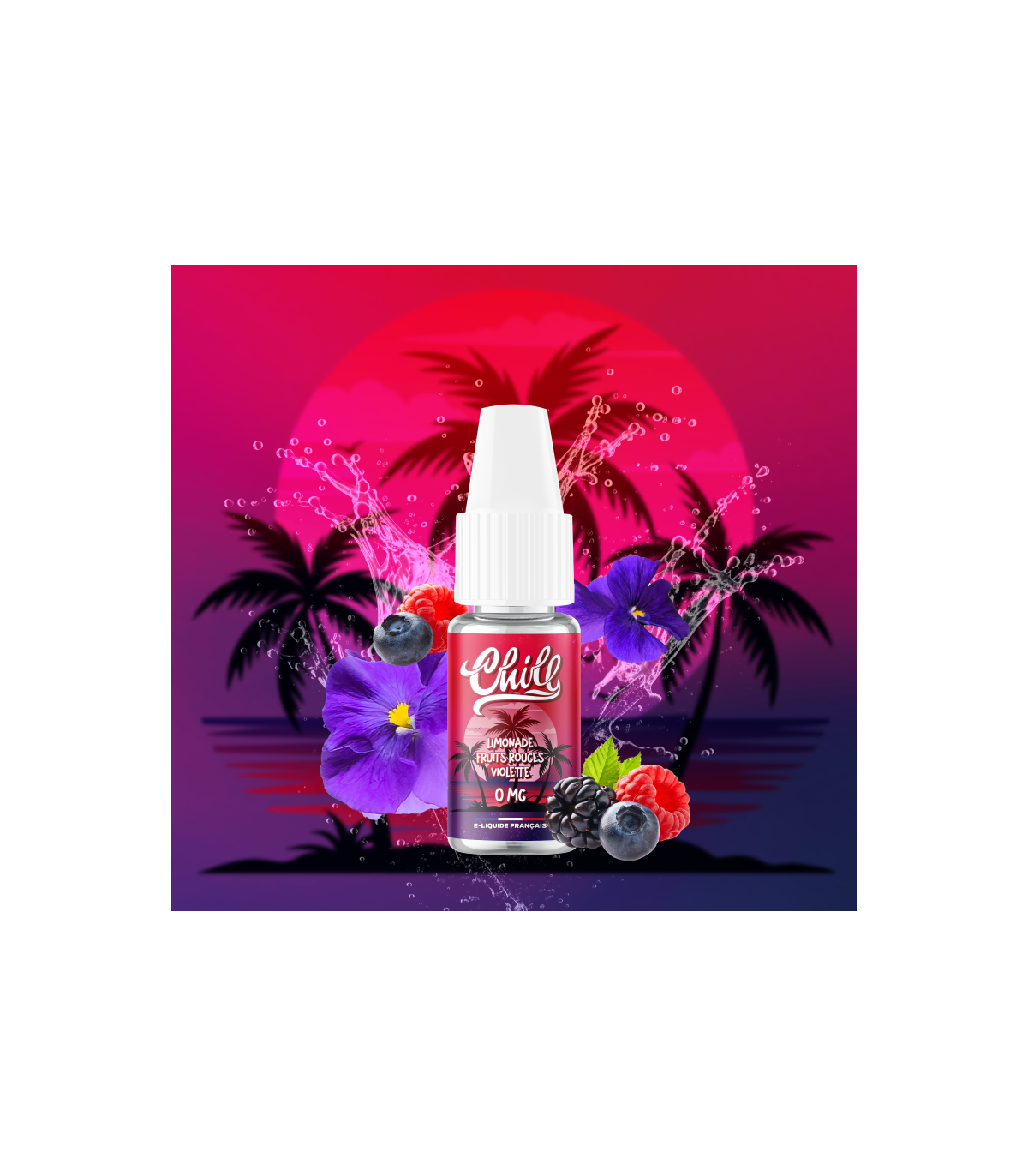 eliquide CHILL - Limonade Fruits Rouges Violette 10ML