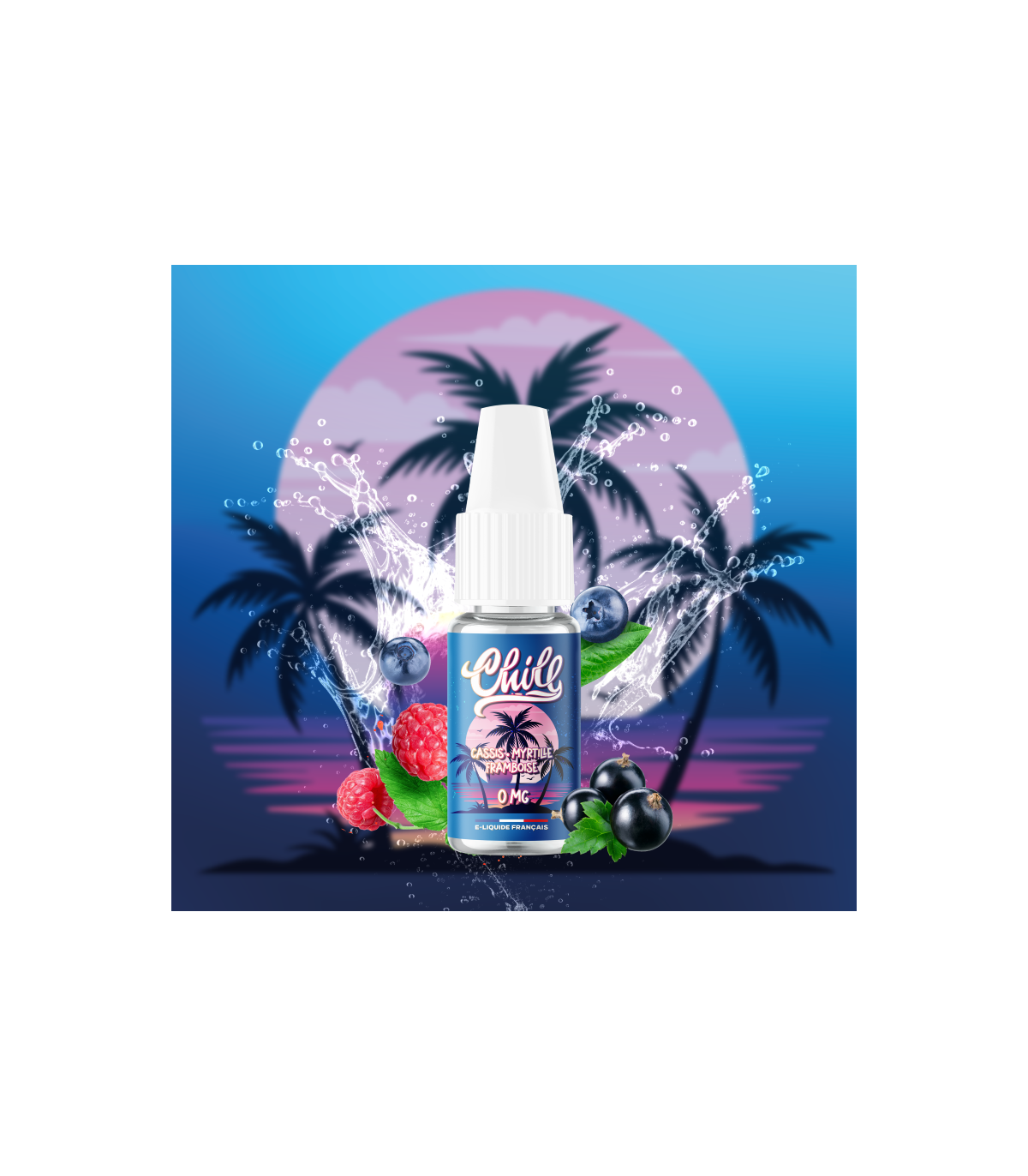 CHILL - Cassis Myrtille Framboise 10ML