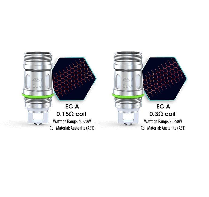 Résistances EC-A 0,15 et 0,3 ohm compatibles Melo 6 - Eleaf