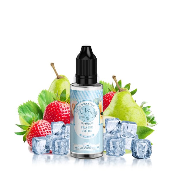 Concentré Fraise Poire Frais 30ml - Le Petit Verger - arôme concentré DIY