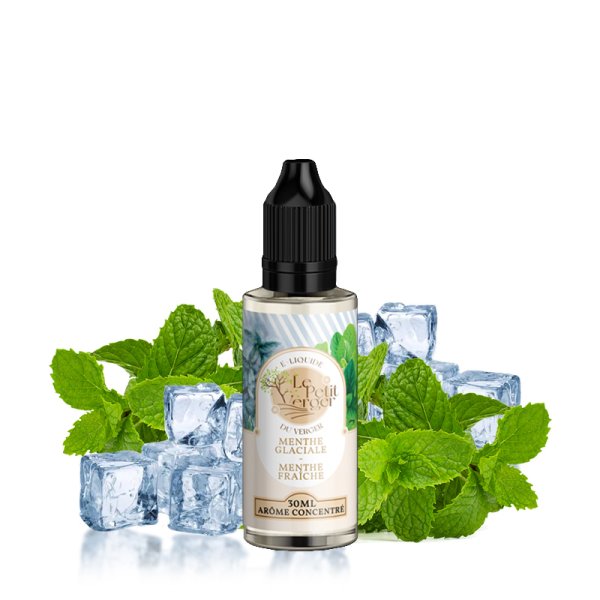 Concentré Menthe Glaciale Menthe Fraîche 30ml - Le Petit Verger - arôme concentré DIY