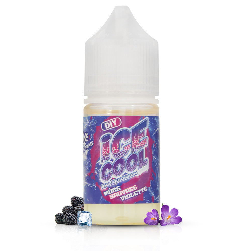 Concentré Ice Cool Mûres Sauvages Violette 30ml DIY Liquidarom, arôme pour e-liquide