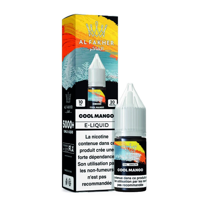 E-liquide Cool Mango Al Fakher - saveurs mangue fraîche, sel de nicotine 20mg 10ml