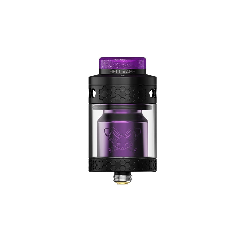 Dead Rabbit 4 RTA Black Purple Hellvape - atomiseur reconstructible 26mm 5,5ml