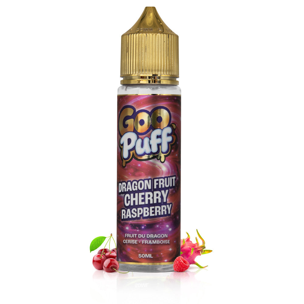E-liquide Dragon Fruit Cherry Raspberry 50ml Goo Puff Guilab - fruit du dragon, cerise et framboise