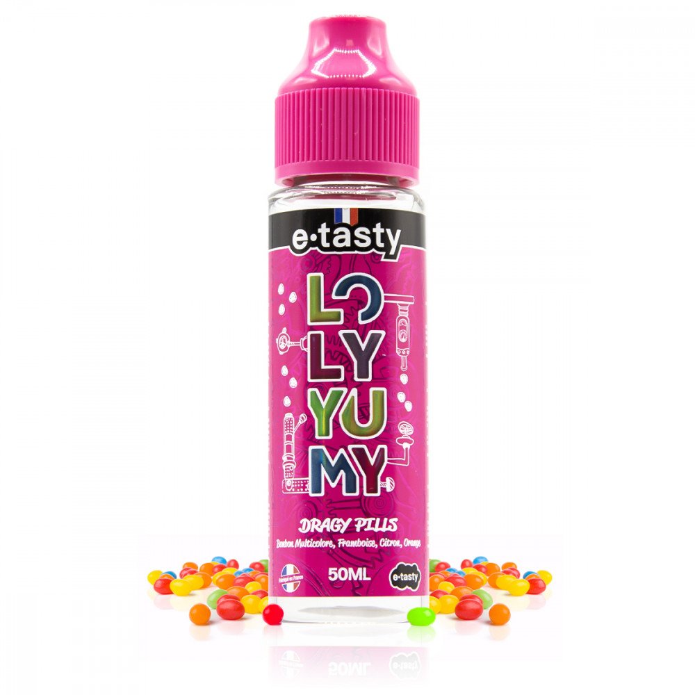 Dragy Pills 50ml Loly Yumy - E-Tasty - e-liquide E-Tasty