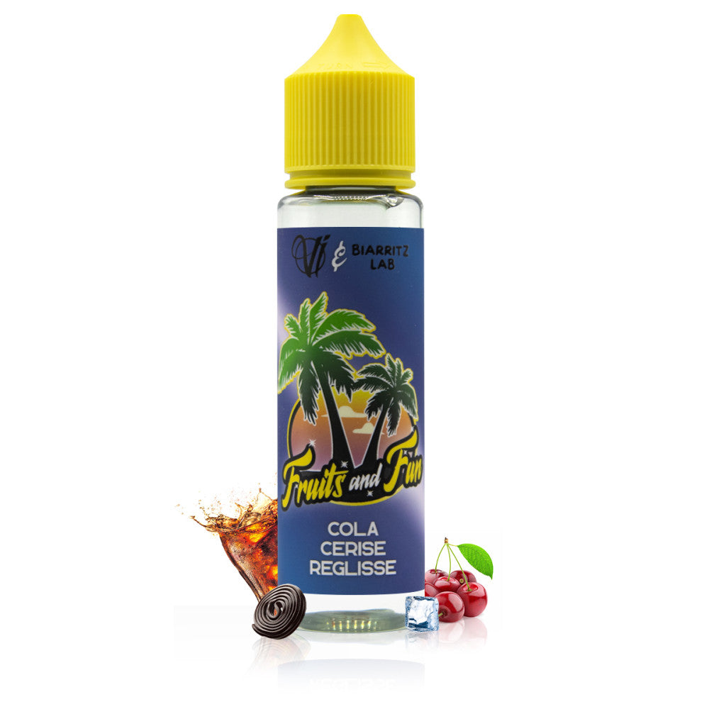E-liquide Cola Cerise Réglisse (50ml) - Fruits and Fun by Labo Basque