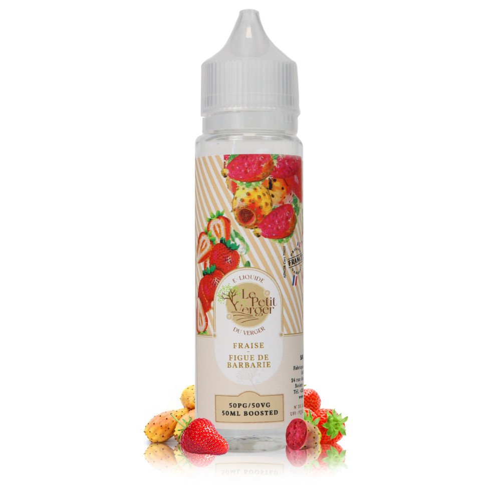 Fraise Figue de Barbarie 50ml - Le Petit Verger - E-liquide Savourea Fraise Figue de Barbarie | Alliancetech.fr