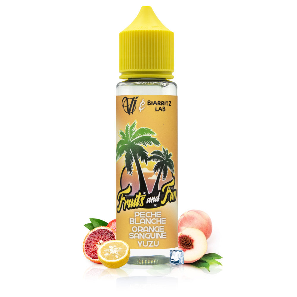 Pêche Blanche Orange Sanguine Yuzu 50ml - Fruits and Fun