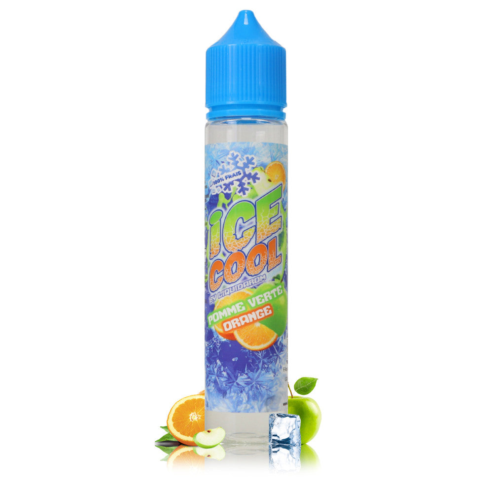 E-liquide Pomme Verte Orange 50ml - Ice Cool
