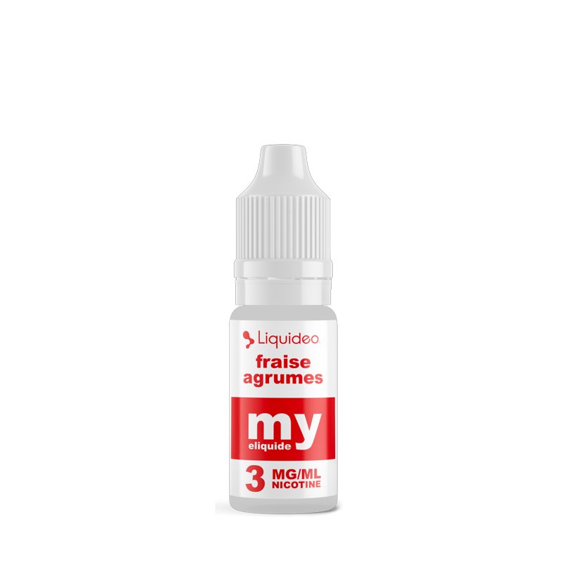 E-liquide Fraise Agrumes 10ml My Eliquide - Liquideo My Eliquide - Liquideo - saveurs fraise