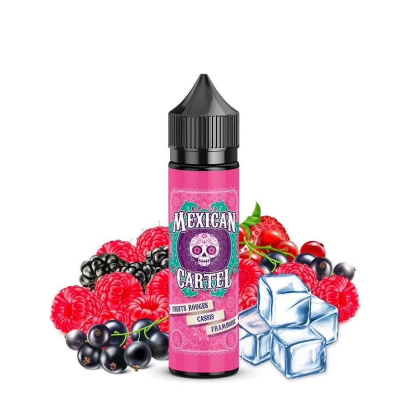 Eliquide Fruits Rouges Cassis Framboise 50ml - Mexican Cartel