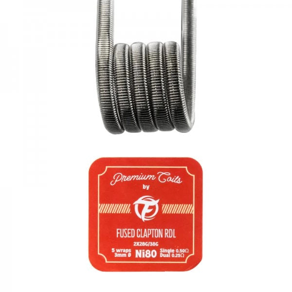 Fused Clapton RDL Ni80 0.50Ω New Version (10uds) - Fumytech
