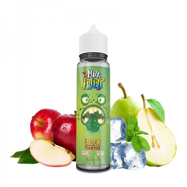 Galopin Pomme Poire 0mg 50ml - Liquideo Multifreeze - Liquideo - Cigarette Électronique & Vape | Alliancetech.fr