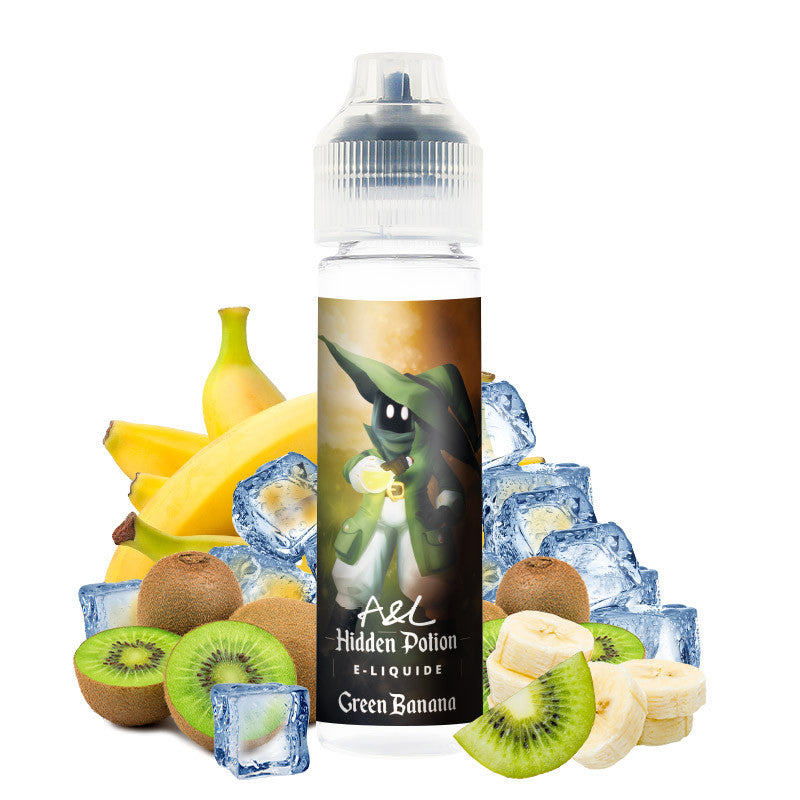 E-liquide Green Banana A&L Hidden Potion 50ml - banane et kiwi frais