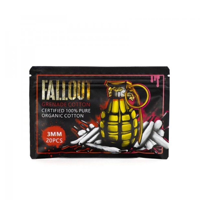 Grenade Coton Bio (X20) - Fallout x Mechlyfe - variante 3 mm - vue principale