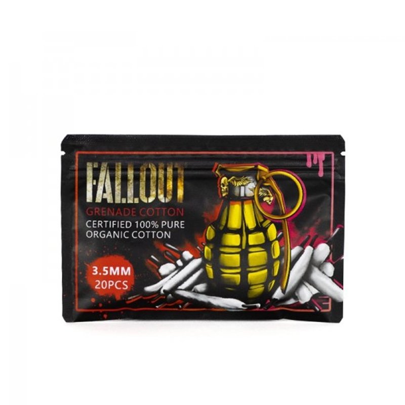 Grenade Coton Bio (X20) - Fallout x Mechlyfe - variante 3,5 mm - vue principale