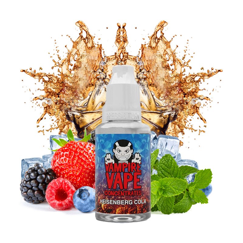 Concentré Heisenberg Cola 30ml Vampire Vape - flacon 30ml