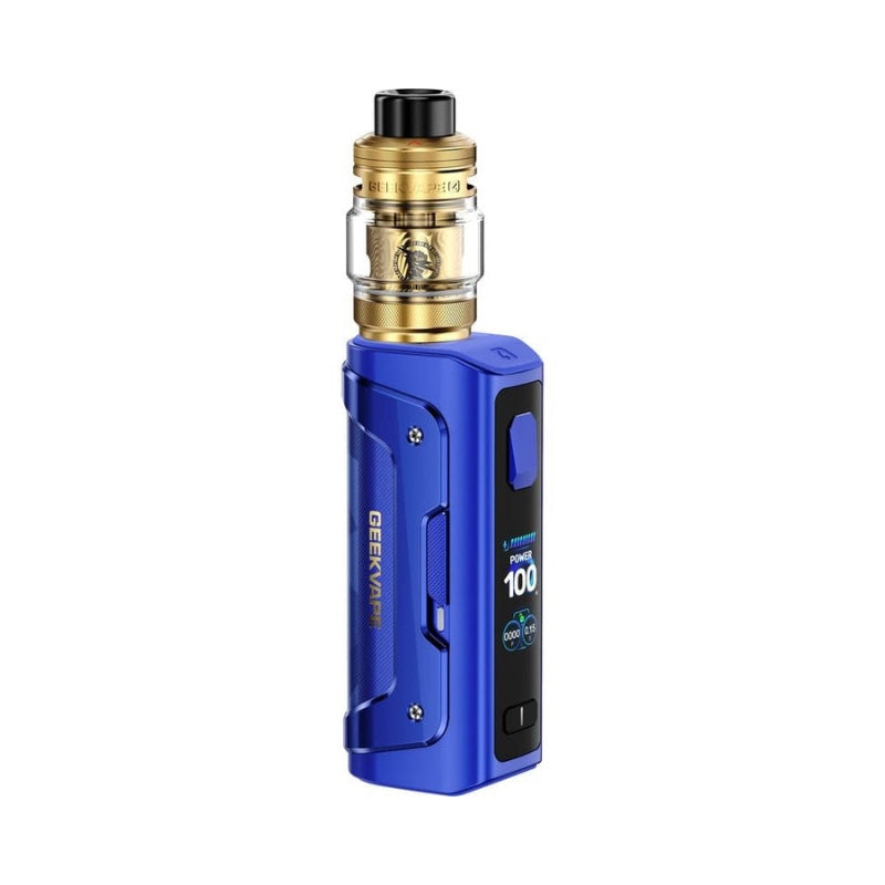 Kit Aegis Solo 5 Blue Geekvape - box 100W et clearomiseur Z Subohm 5 5,5ml