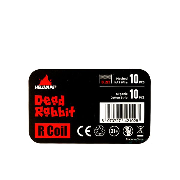 kit de montage dead rabbit r coils et coton x10 hellvape