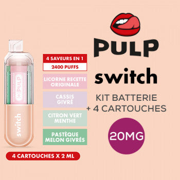 Kit Le Pod Switch 2400 4en1 (+ Pod 2ml 20mg) Rose Pulp