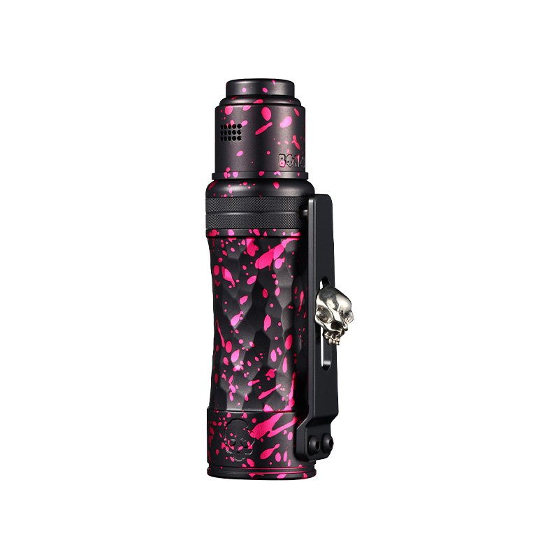 Kit Meca Bonza Pro Aluminium Pink + RDA - Thunder Cloud x Vaping Bogan - finition Aluminium Pink