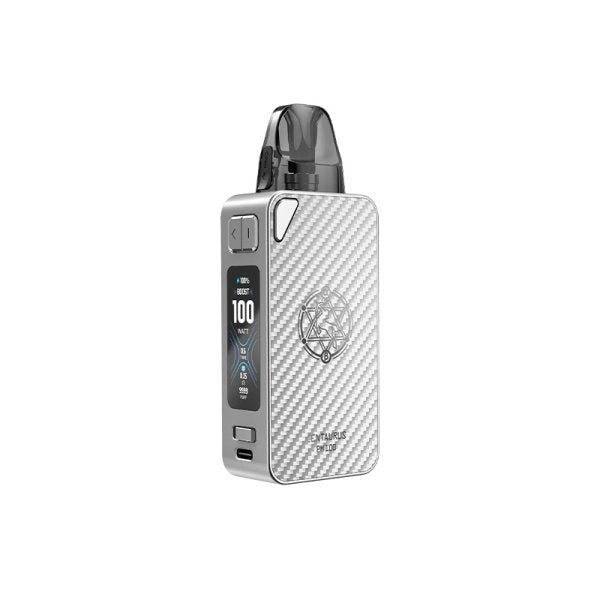 Kit Pod Centaurus PM100 5ml 4500mAh - Lost Vape - Carbon Silver
