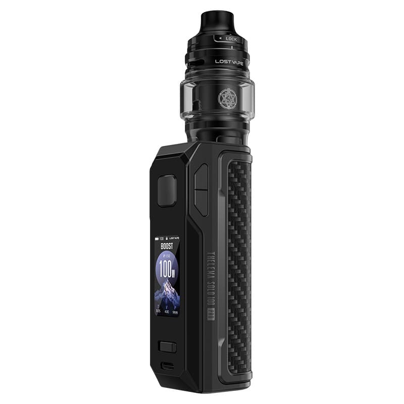 Kit Thelema Solo 100 Pro 5ml - Lost Vape - Carbon Black