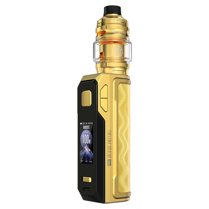 Kit Thelema Solo 100 Pro 5ml - Lost Vape - Wavy Gold